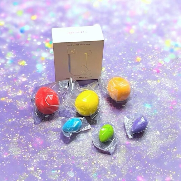 UVE Beauty Be U Luvé Limited Collection Antibacterial Rainbow Makeup Blenders - Picture 11 of 15